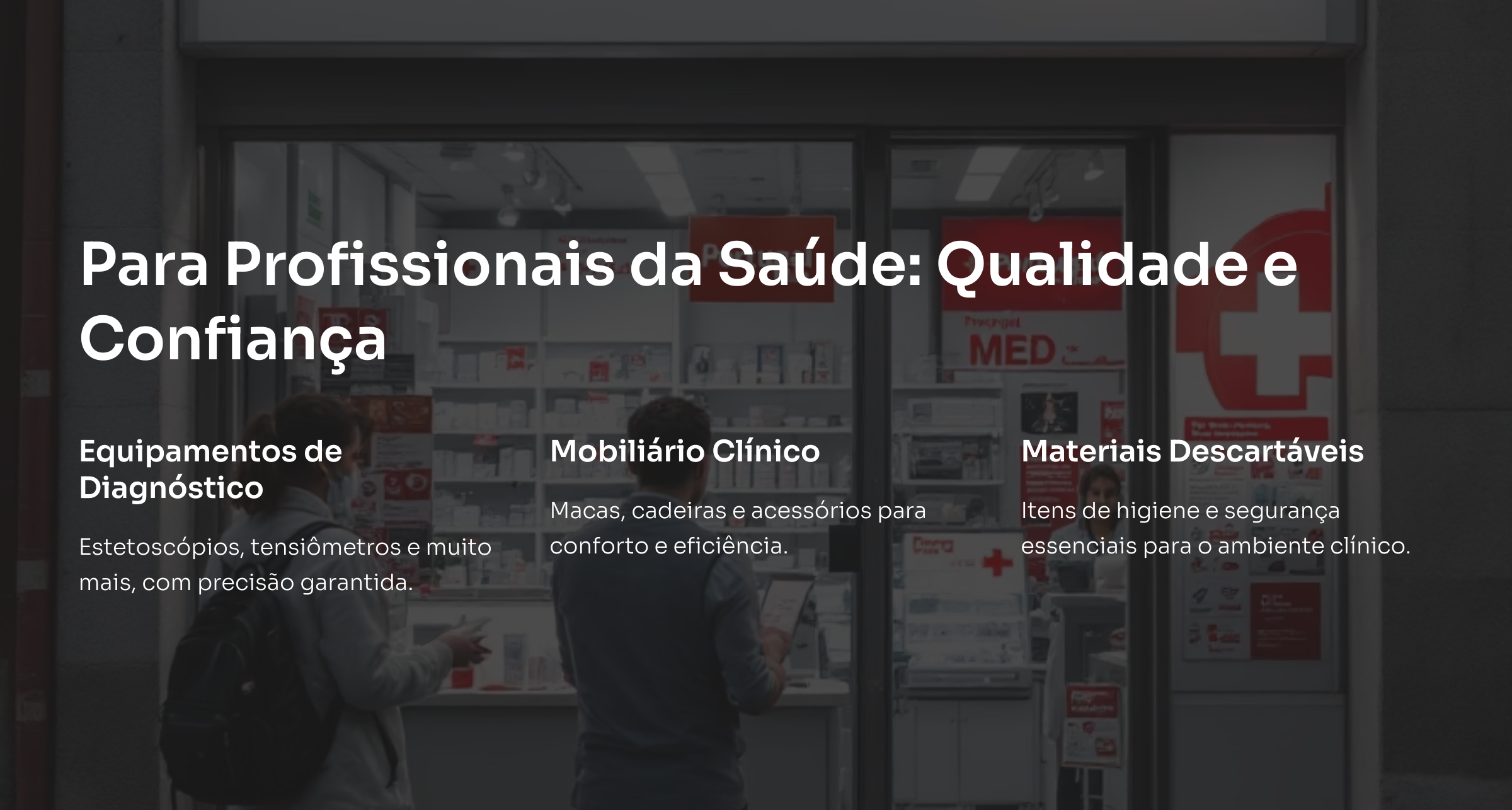 Para Profissionais da Saude Qualidade e Confianca